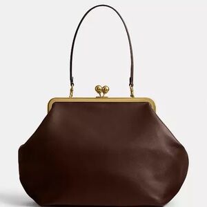 Coach Large Kisslock Frame Bag